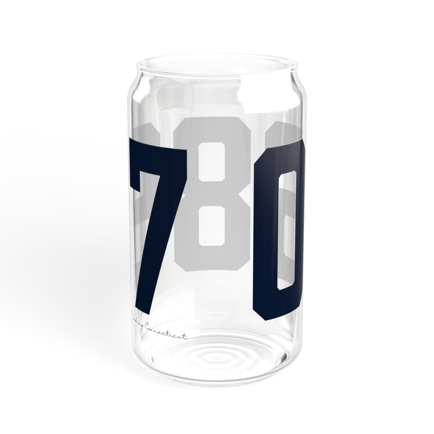 06897 Wilton Connecticut Zip Code Sipper Glass, 16oz