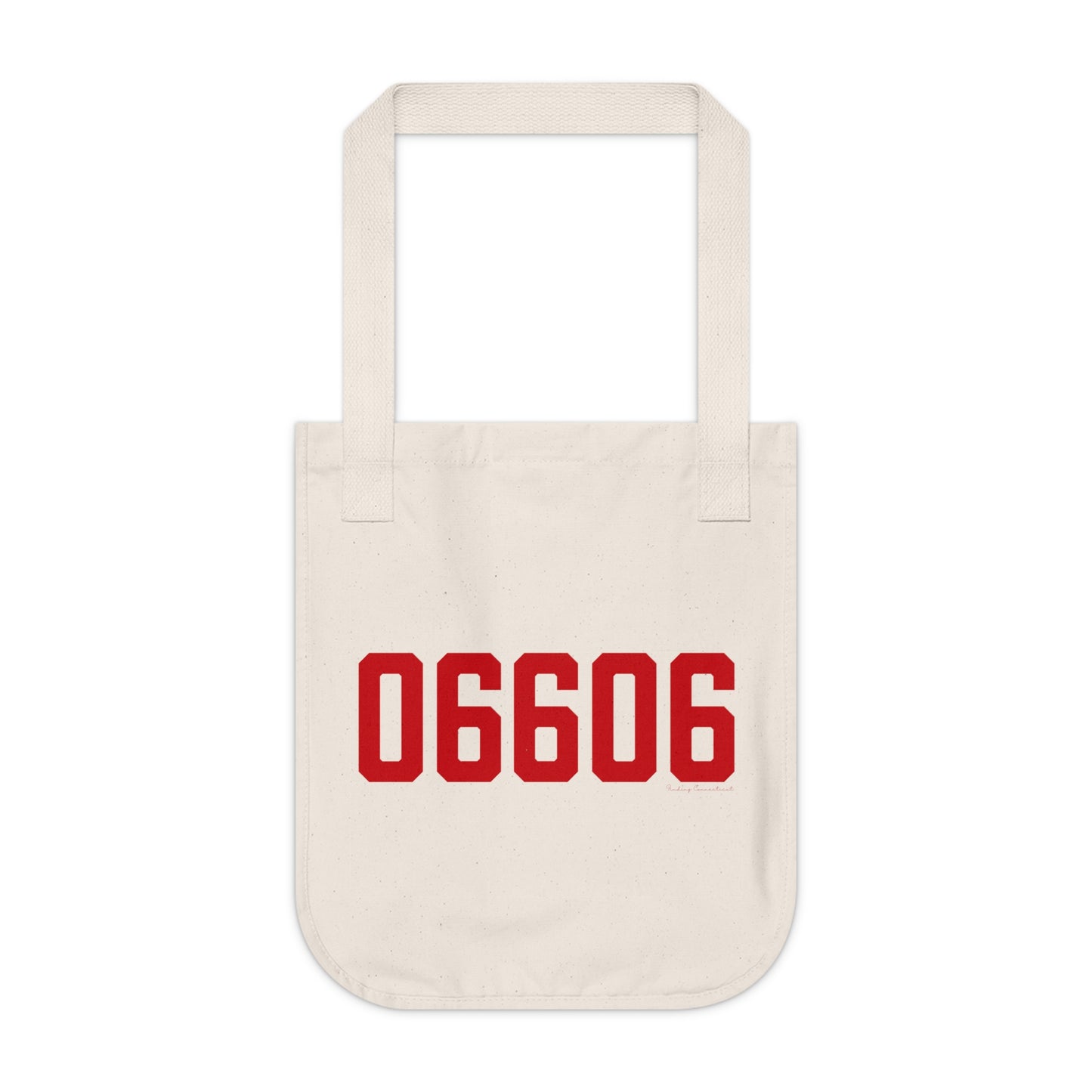 06606 Bridgeport Connecticut Zip Code Organic Canvas Tote Bag