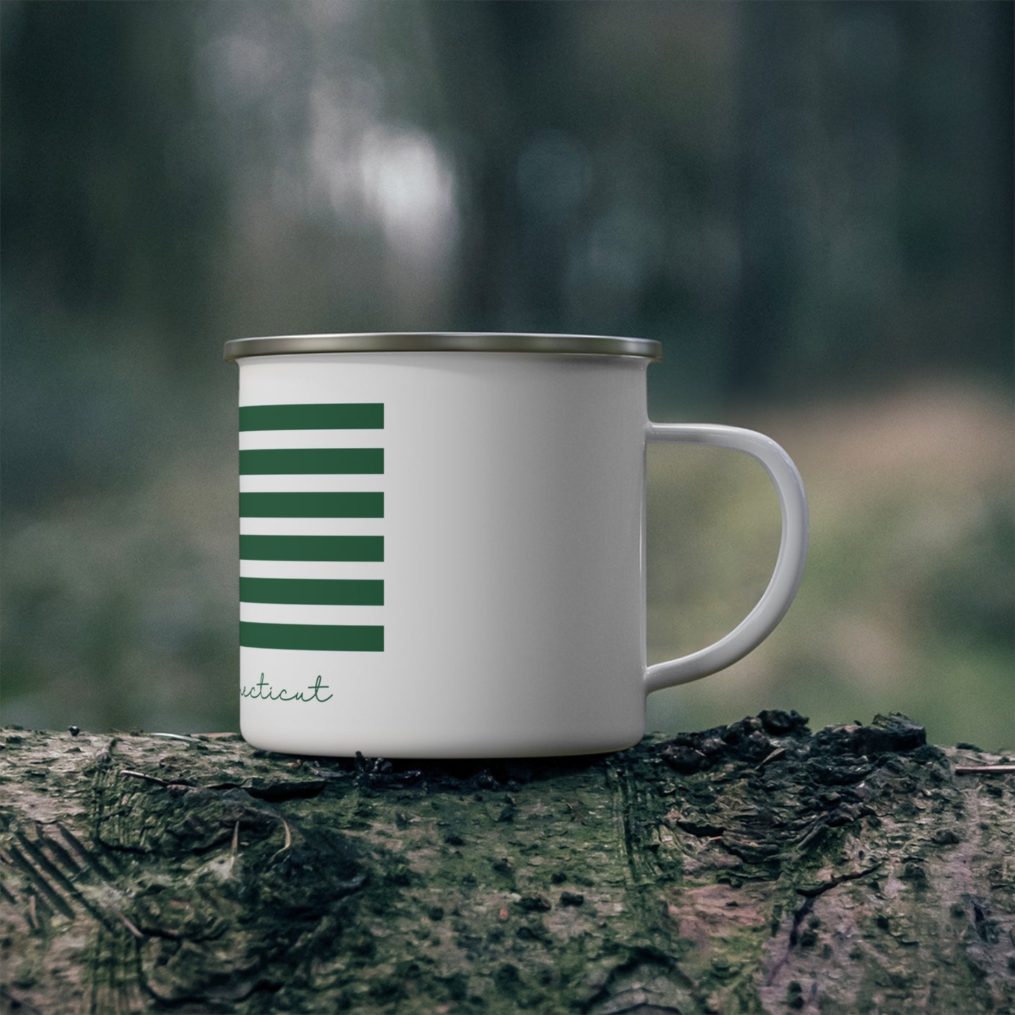 Prospect Connecticut St. Patrick’s Day Flag Enamel Camping Mug