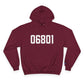 06801 Bethel CT Zip Code Champion Hoodie