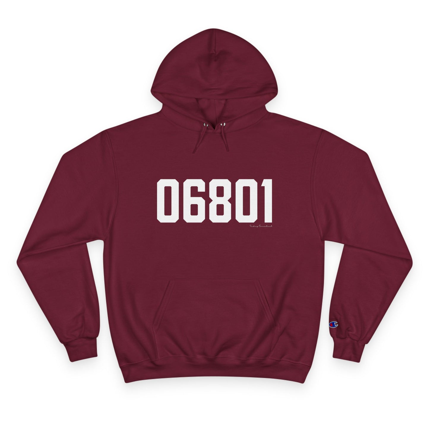 06801 Bethel CT Zip Code Champion Hoodie