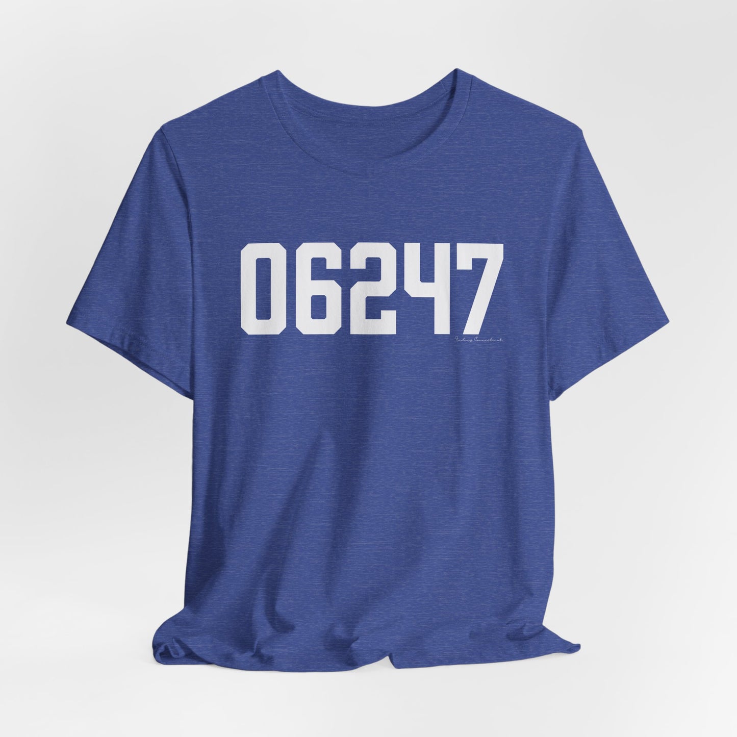 06247 Hampton CT Zip Code Unisex Jersey Short Sleeve T-Shirt