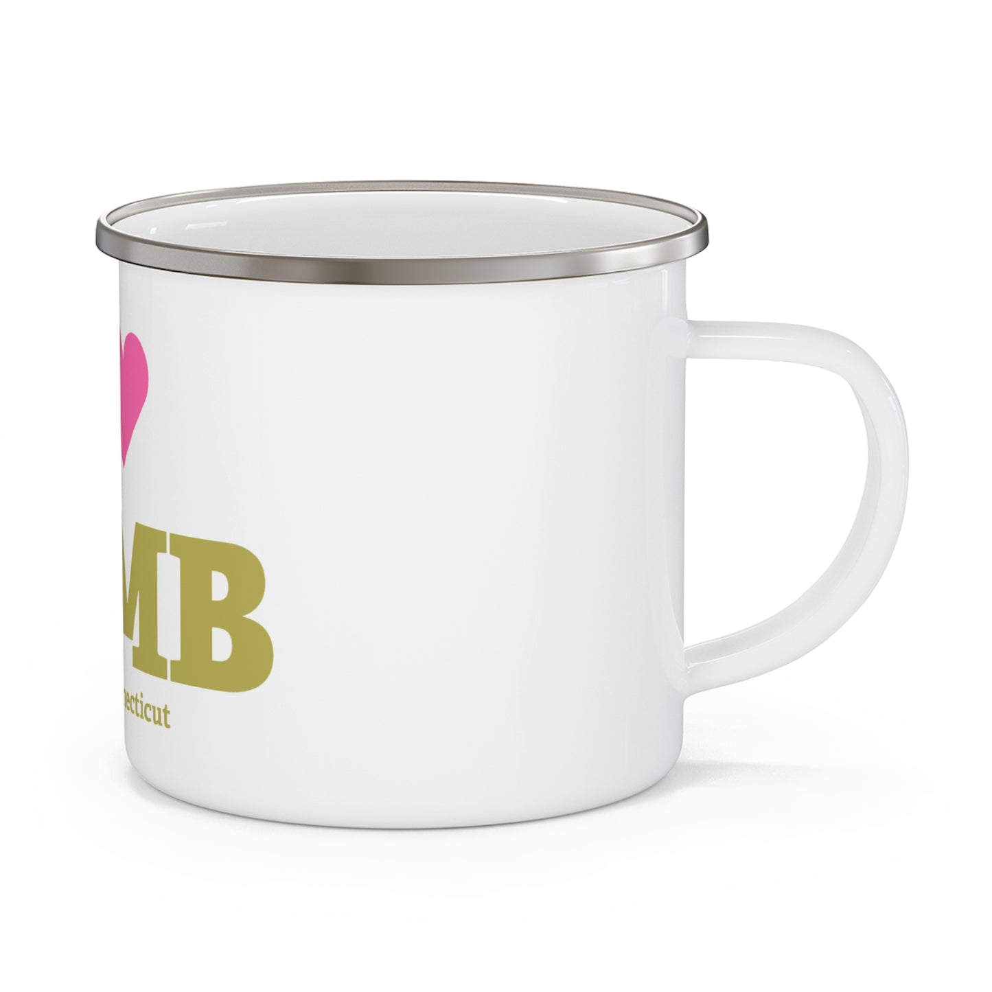 I Heart TRMB Enamel Camping Mug