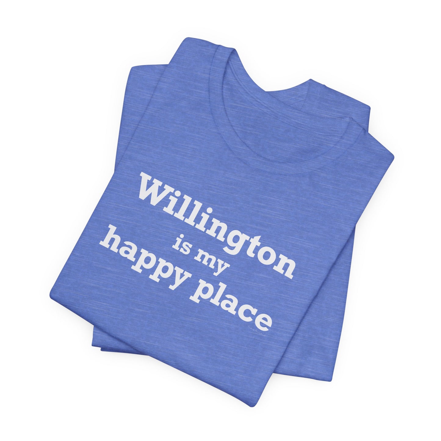 Willington is My Happy Place Unisex Jersey Short Sleeve T-Shirt