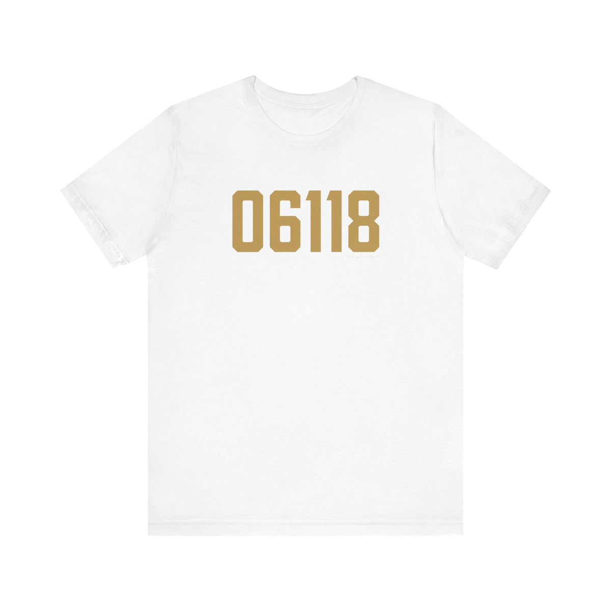 06118 East Hartford Connecticut Zip Code Unisex Jersey Short Sleeve T-Shirt
