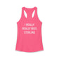 I Really Really Miss Sterling Women's Ideal Racerback Tank Top