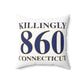 Killingly 860 Connecticut Spun Polyester Square Pillow