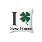 I Clover New Haven Spun Polyester Square Pillow