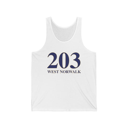 203 West Norwalk Unisex Jersey Tank Top