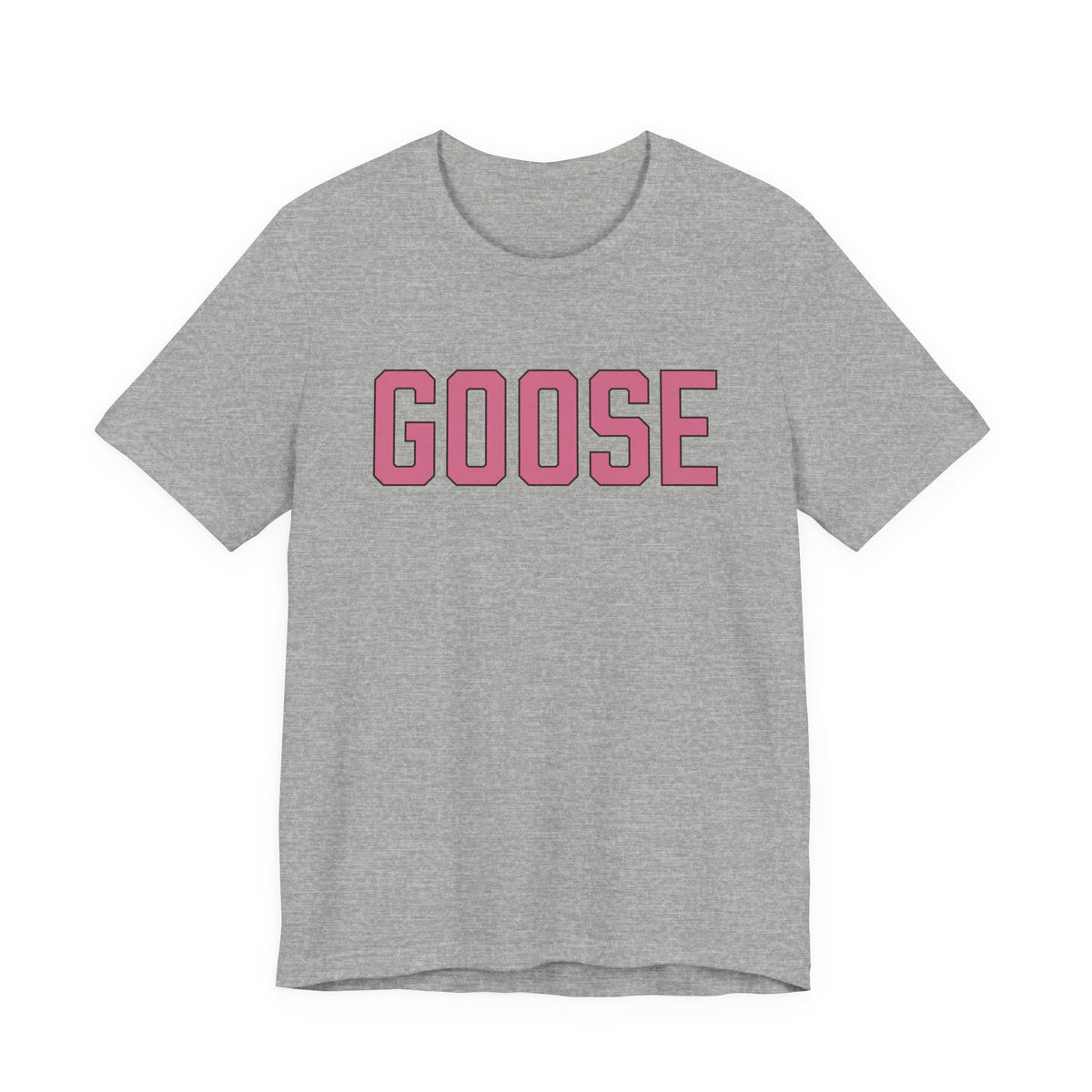 Goose Zip Code Pink & Black Unisex Jersey Short Sleeve T-Shirt