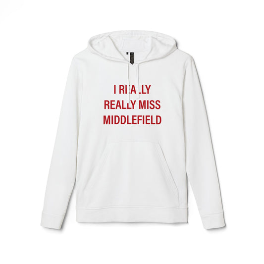 I Really Really Miss Middlefield adidas® Unisex Fleece Hoodie