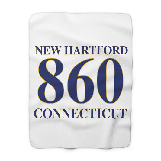 New Hartford 860 Connecticut Sherpa Fleece Blanket