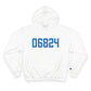 06824 Fairfield Connecticut Zip Code Champion Hoodie Sweatshirts