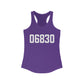 06830 - Greenwich CT Zip Code Women's Ideal Racerback Tank Top