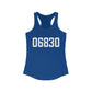 06830 - Greenwich CT Zip Code Women's Ideal Racerback Tank Top