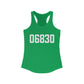 06830 - Greenwich CT Zip Code Women's Ideal Racerback Tank Top