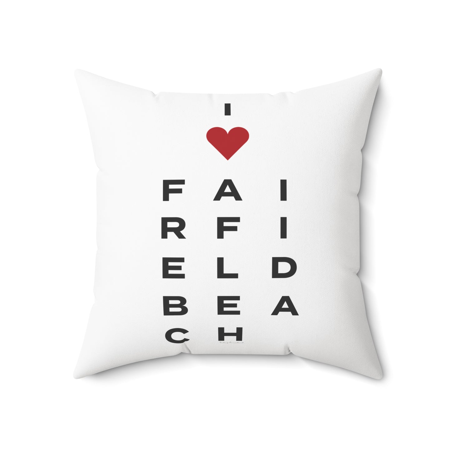 Fairfield Beach Vision Spun Polyester Square Pillow