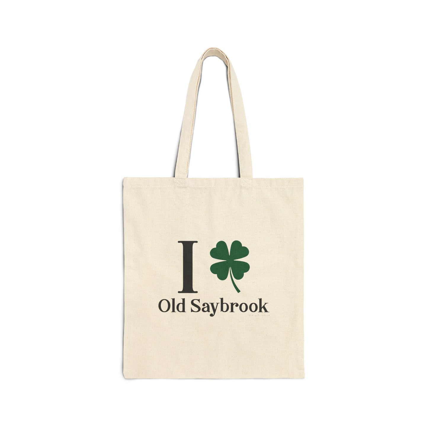 I Clover Old Saybrook Cotton Canvas Tote Bag