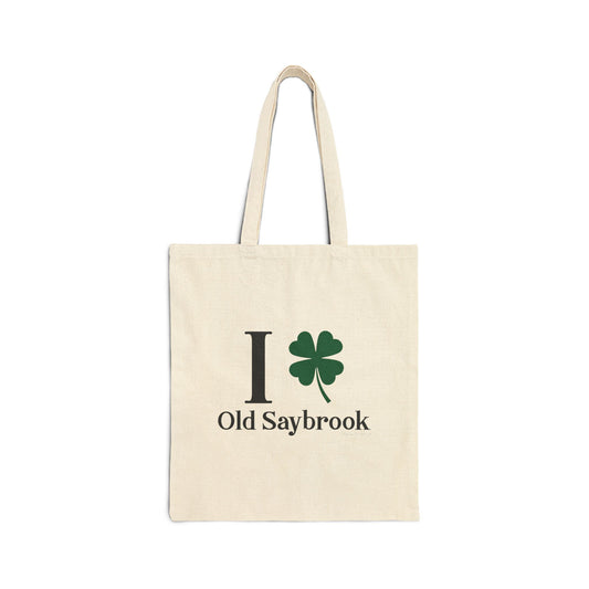 I Clover Old Saybrook Cotton Canvas Tote Bag
