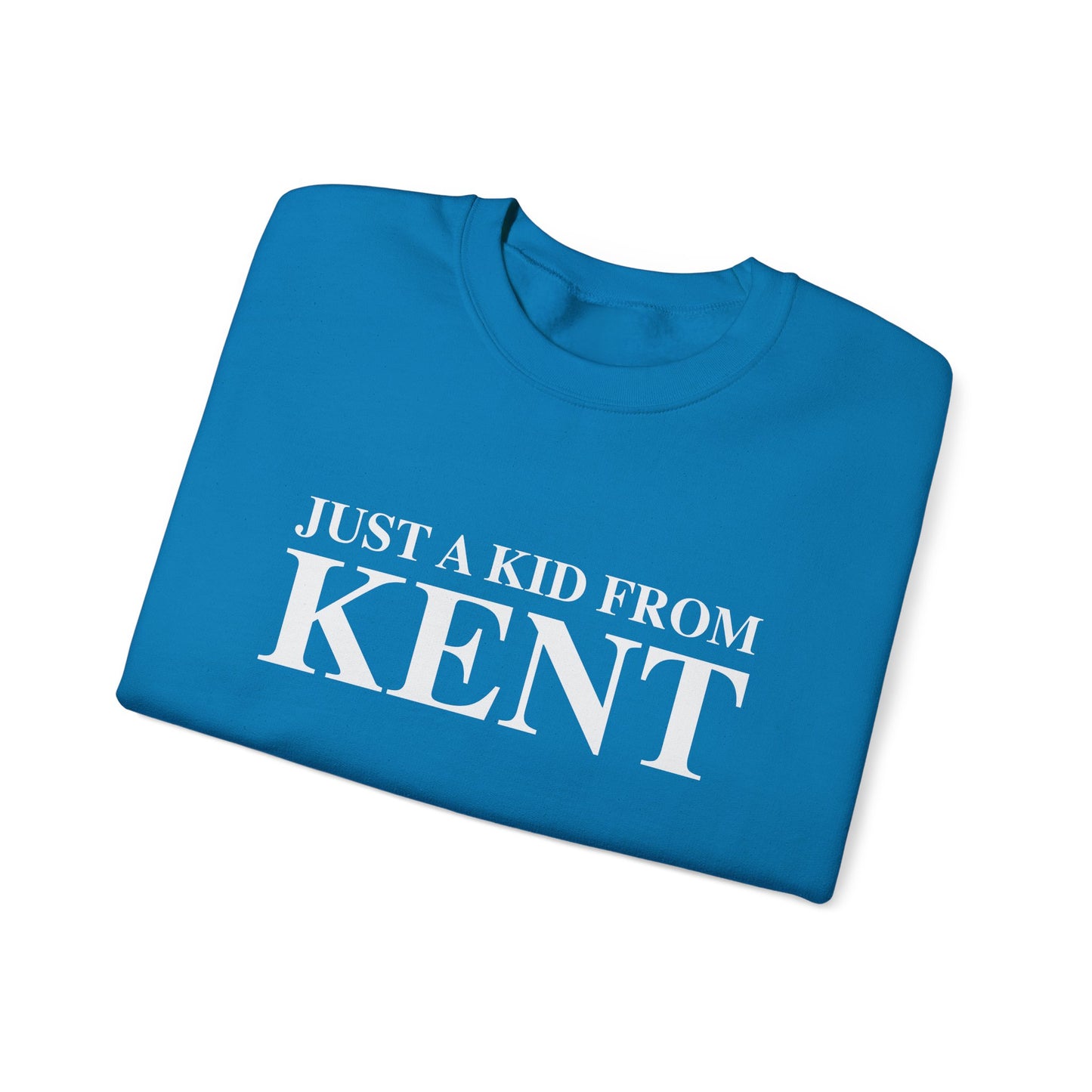 Just a kid from Kent Unisex Heavy Blend™ Crewneck Sweatshirt