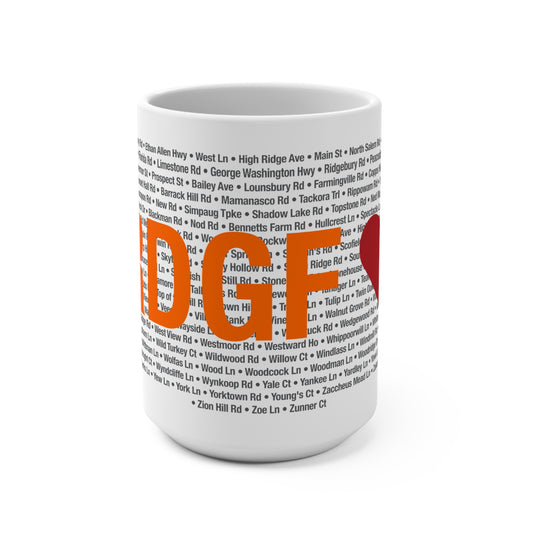 Ridgefield Love Mug 15oz