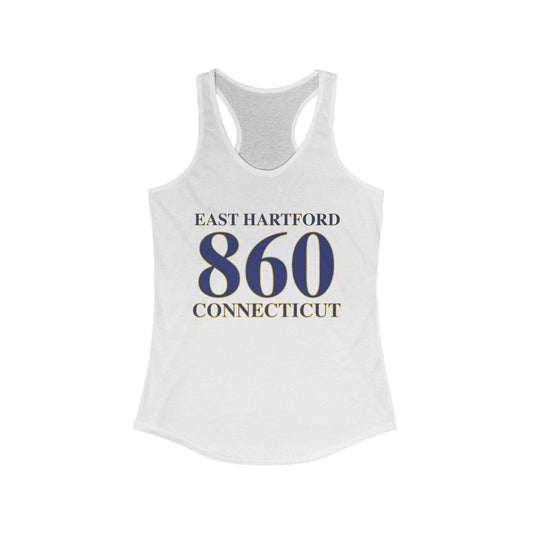 East Hartford 860 Connecticut Women's Ideal Racerback Tank