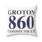 Groton 860 Connecticut Spun Polyester Square Pillow