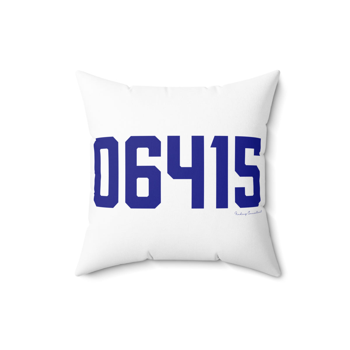 06415 Colchester Connecticut Zip Code Spun Polyester Square Pillow