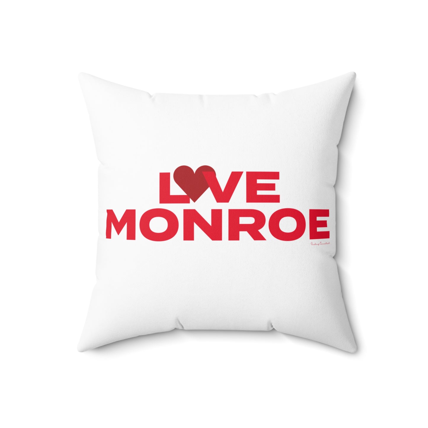 Love Monroe Spun Polyester Square Pillow