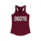 06076 Union CT Zip Code Women's Ideal Racerback Tank Top