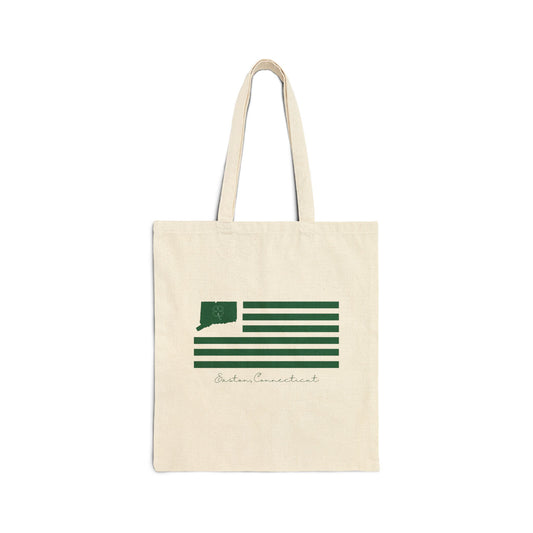 Easton Connecticut St Patrick’s Day Flag Cotton Canvas Tote Bag