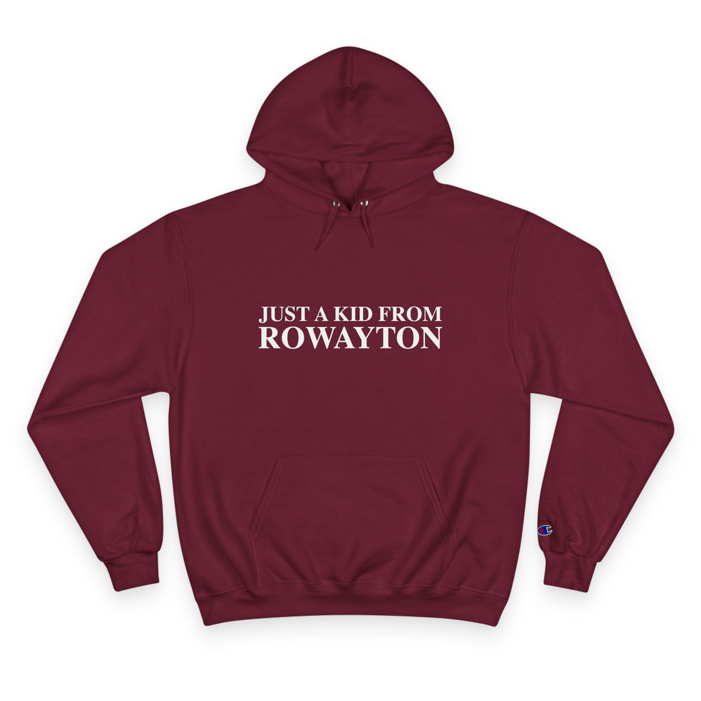 Just a kid from Rowayton Champion Hoodie