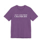 Just a kid from Cranbury Unisex Jersey Short Sleeve T-Shirt