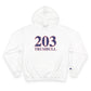 203 Trumbull Red White & Blue Champion Hoodie