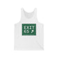 Vintage Exit 65 WCP Sign Unisex Jersey Tank Top