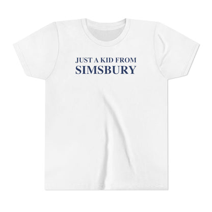 Just a kid from Simsbury Youth Short Sleeve T-Shirt
