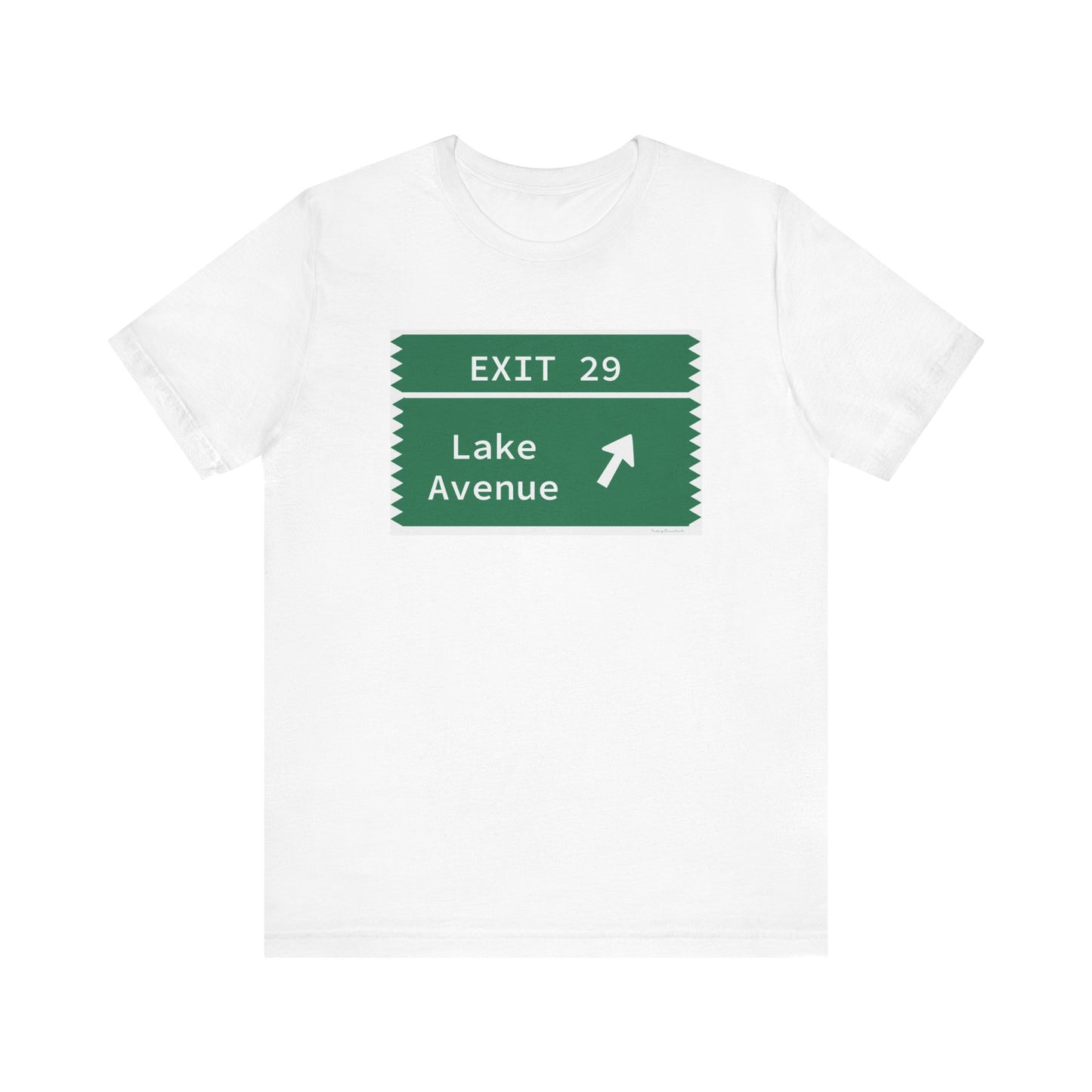 Vintage Merritt Parkway Exit 29 Sign Unisex Jersey Short Sleeve T-Shirt