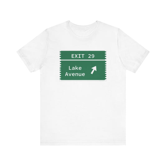 Vintage Merritt Parkway Exit 29 Sign Unisex Jersey Short Sleeve T-Shirt