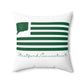 Stratford Connecticut St Patrick’s Day Flag Spun Polyester Square Pillow