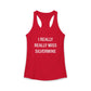 I Really Really Miss Silvermine Women's Ideal Racerback Tank Top