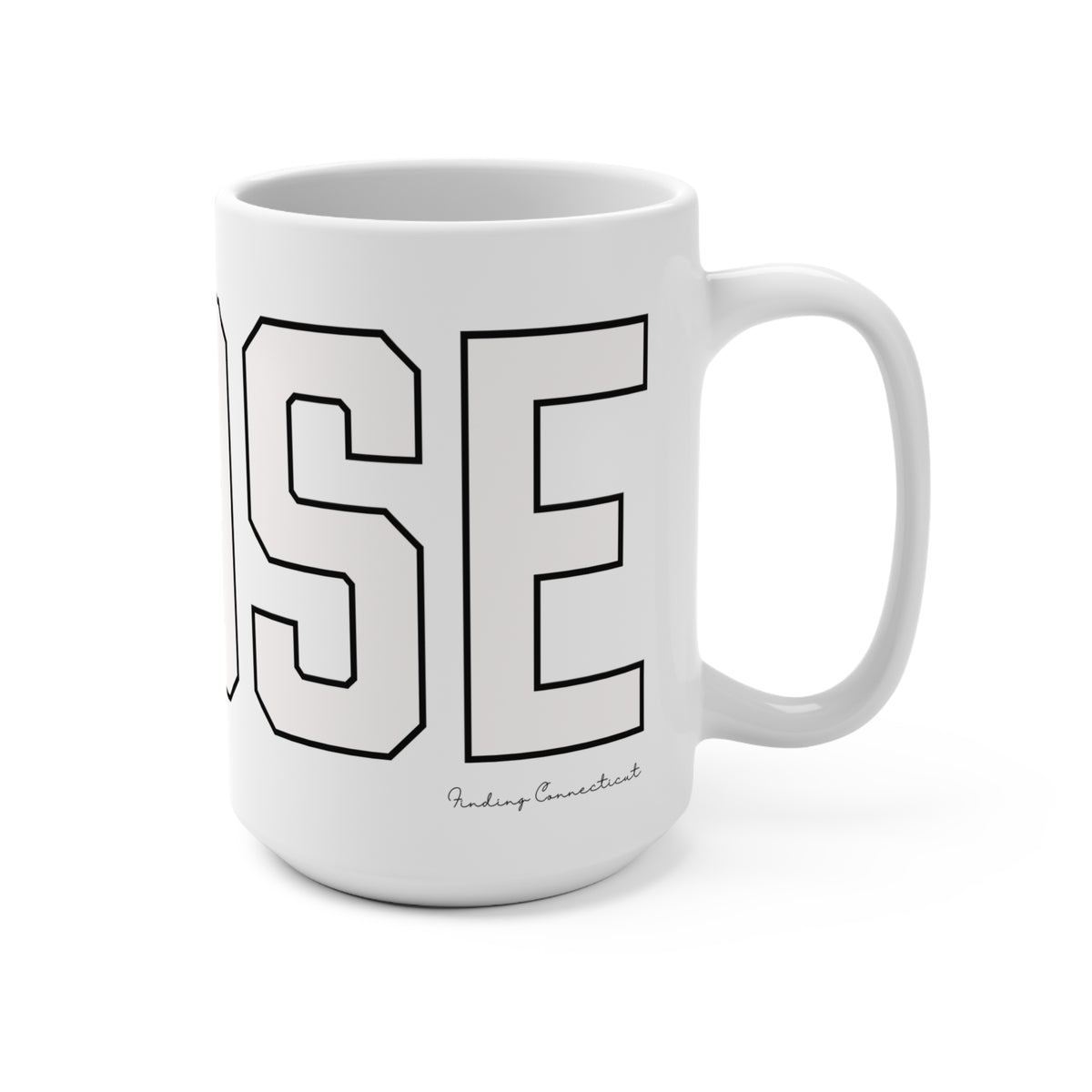 Goose Zip Code White & Black Mug 15oz