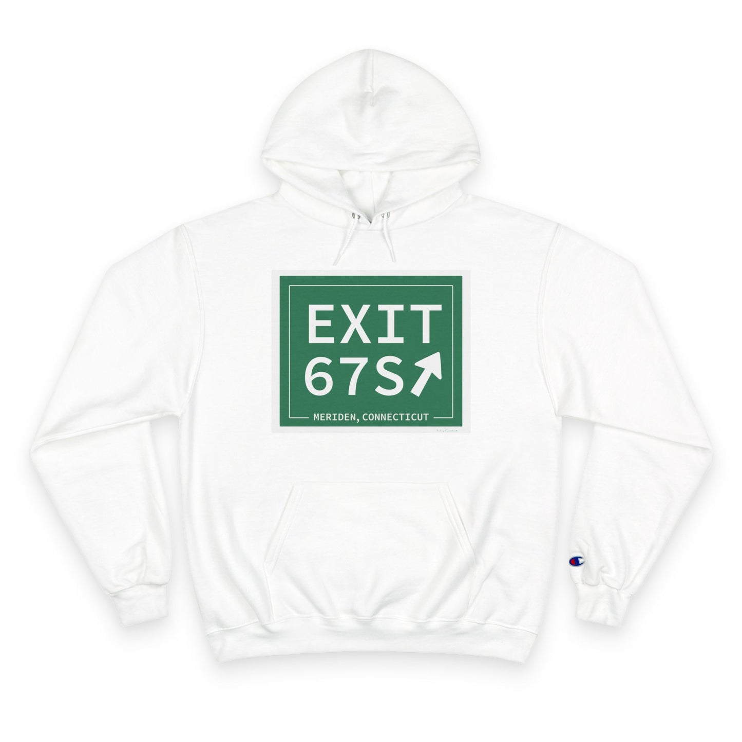 Vintage Exit 67S WCP Sign Champion Hoodie