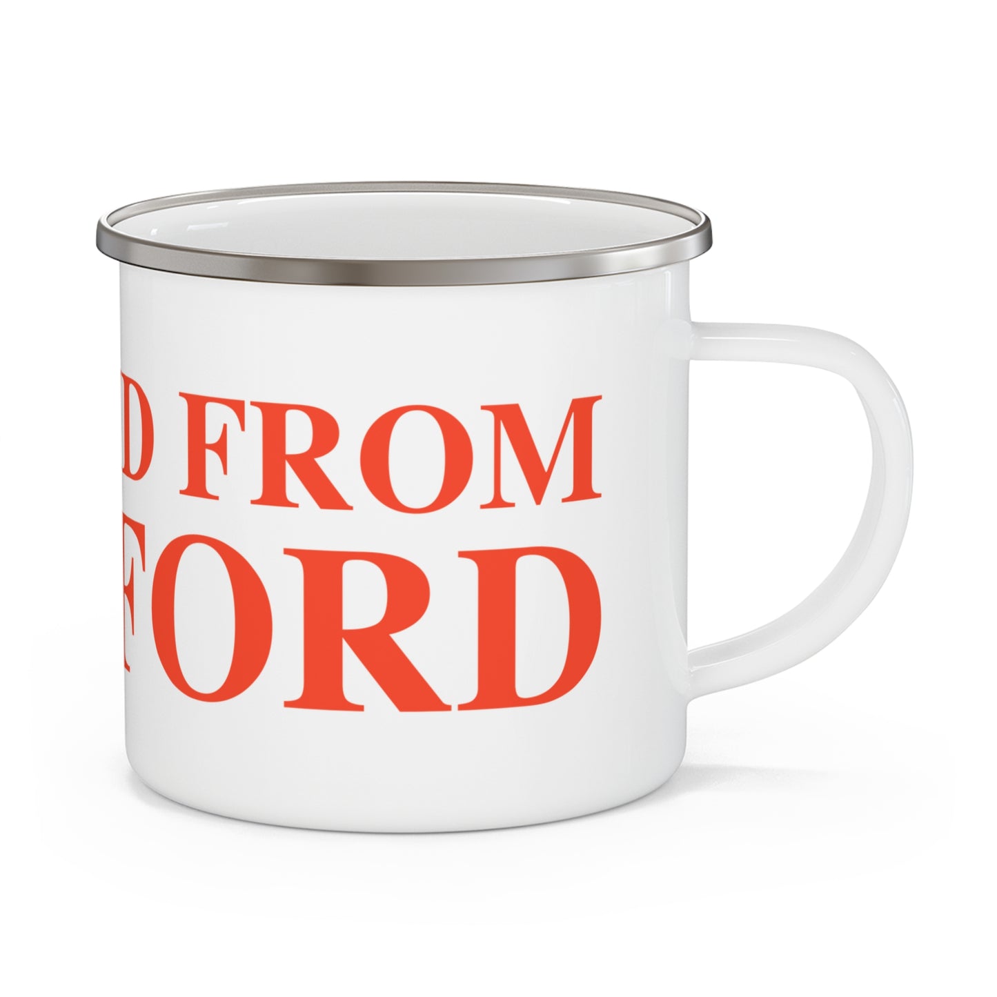 Just a kid from Stamford Enamel Camping Mug