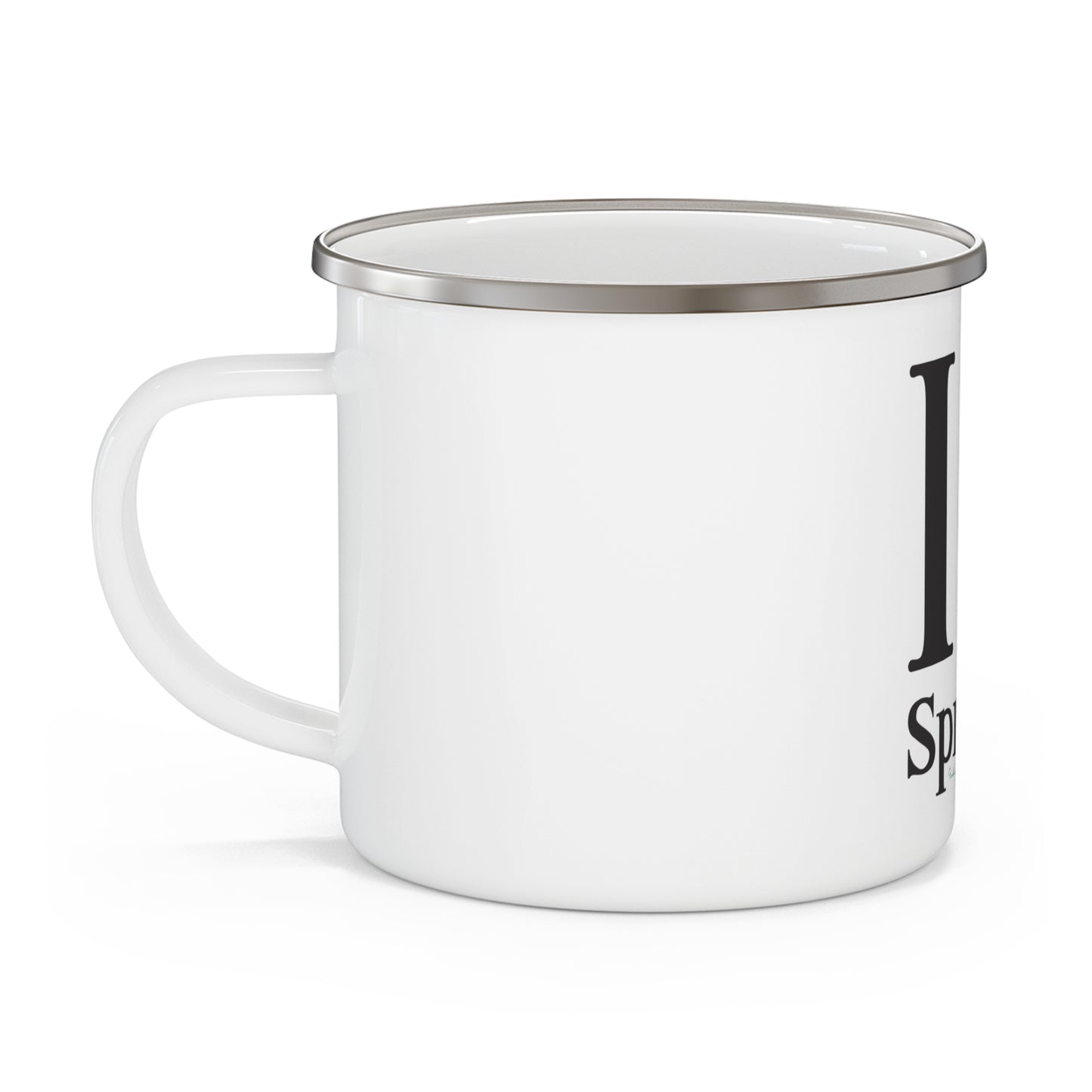 I Clover Sprague Enamel Camping Mug