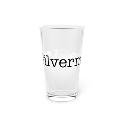 I Heart Silvermine. Pint Glass, 16oz