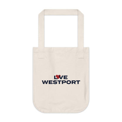 Love Westport Organic Canvas Tote Bag