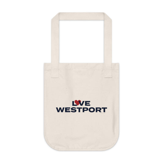 Love Westport Organic Canvas Tote Bag