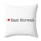I Heart East Norwalk. Spun Polyester Square Pillow