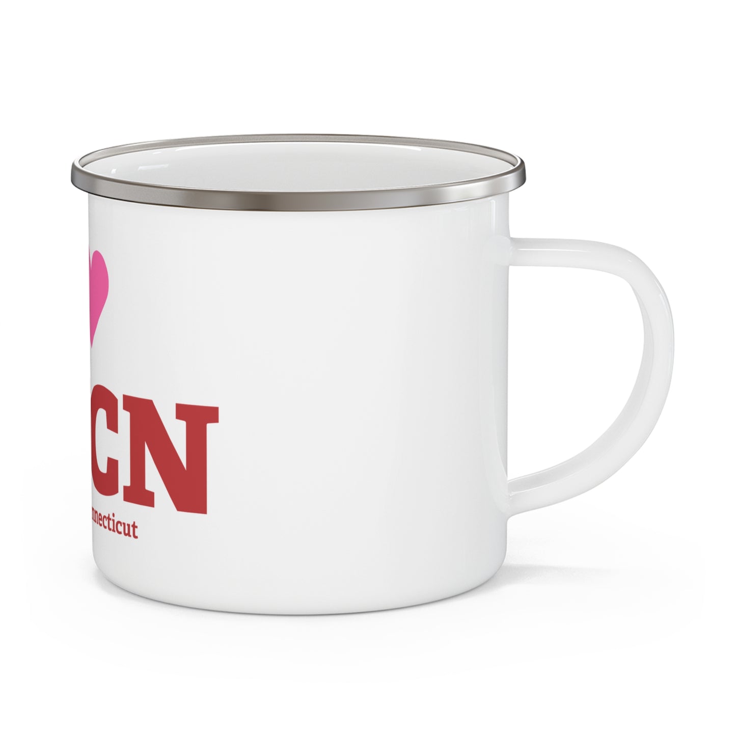 I Heart NWCN Enamel Camping Mug