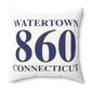 Watertown 860 Connecticut Polyester Square Pillow